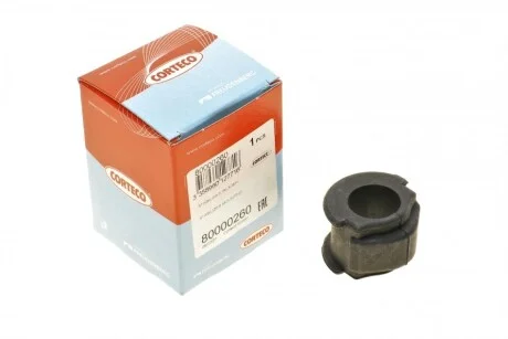 Втулка стабилизатора (переднього) Audi 80/ 90 92-96 (d=23.5mm) (opt-om) CORTECO 80000260