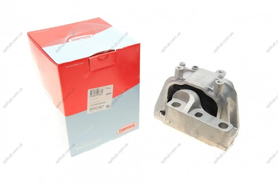 Подушка двигуна AUDI; SEAT; SKODA; VW (вир-во Corteco) CORTECO 80001421 (фото 1)