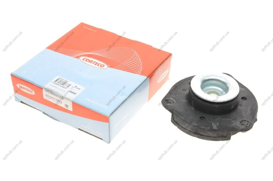 Подушка амортизатора (переднього) Skoda Fabia/Roomster 01- UA63 CORTECO 80001562 (фото 1)
