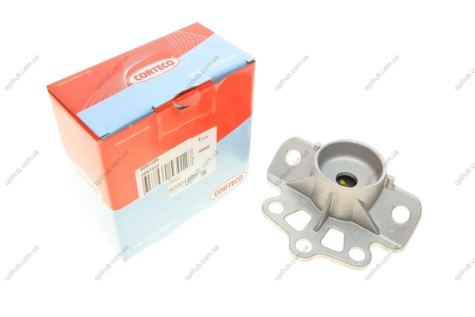 Подушка амортизатора (заднього) Fiat Punto 05- (L) UA63 CORTECO 80001599 (фото 1)