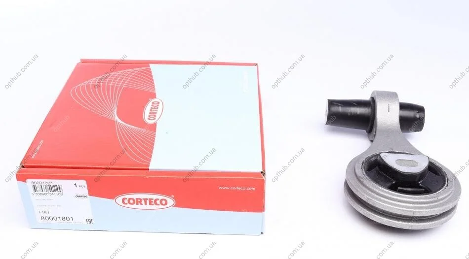 Подушка двигуна (задня) Fiat Doblo 1.2/1.9D/1.9JTD 01- (opt-om) CORTECO 80001801 (фото 1)