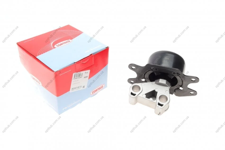 Опора двигуна гумометалева OPEL COMBO/MERIVA A/TIGRA 1.4/1.6/1.8 2001=> L -ua CORTECO 80001870 (фото 1)