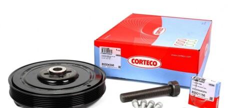 Шків колінвалу VW LT/T4/Crafter 2.5TDI (к-кт болти + шайба) UA63 CORTECO 80004398