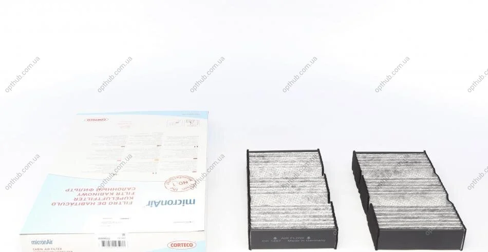 Фільтр салону MB M-class (W166) 11- (вугільний) UA63 CORTECO 80004552 (фото 1)