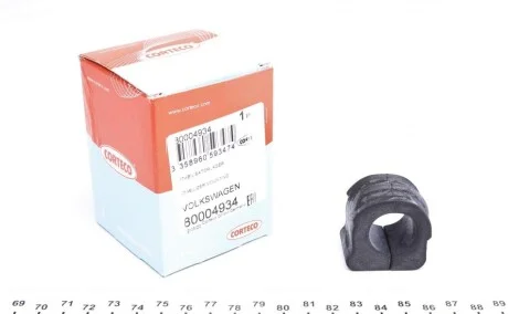 Втулка стабилизатора (переднього) Audi A3/TT/Skoda Octavia/Bora/VW Golf (d=21mm) UA63 CORTECO 80004934