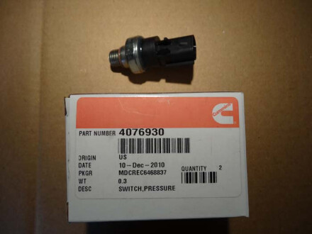 Датчик давления масла ISF 2,8, 3,8 ГАЗель Бизнес, Валдай | C.I.U CUMMINS 4076930,5338668