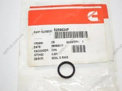 Кольцо уплотнительное передней крышки Cummins ISF 2.8L ГАЗель (пр-во Cummins) CUMMINS 5259924F (фото 1)