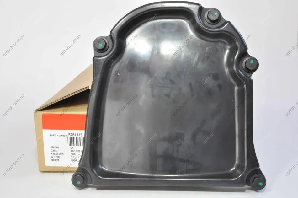 Кришка переднiй ланцюга Газель NEXT,Бiзнес дв.Cummins ISF 2.8 Euro-3,4 (пластик) (вир-во Cummins) CUMMINS 5264443 (фото 1)