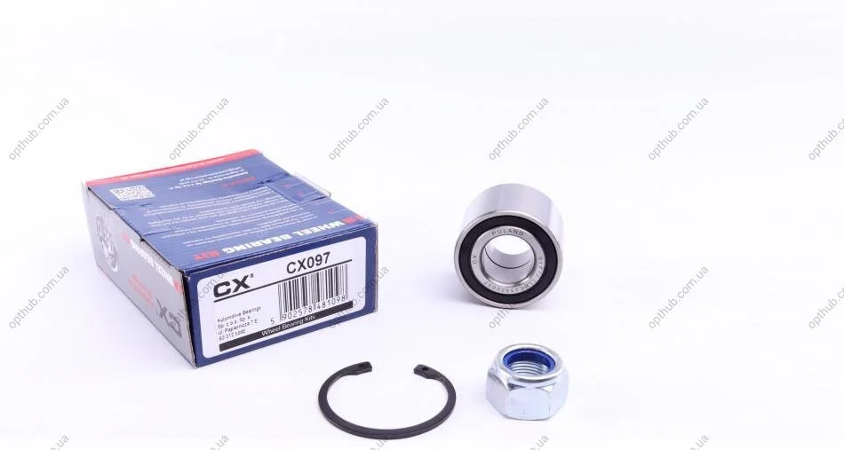Подшипник ступицы (задний) Renault Megane/Clio 01- (25x52x37) UA63 CX CX097 (фото 1)
