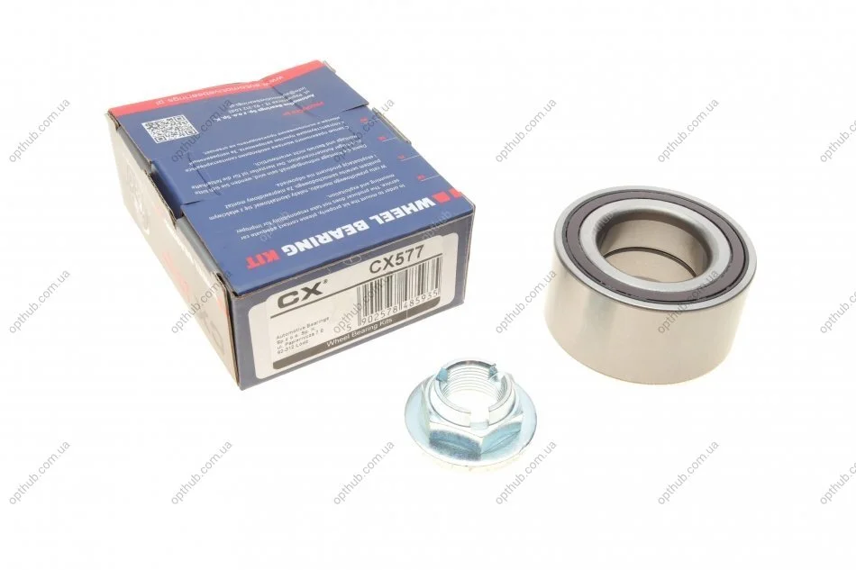 Подшипник ступицы (передней) Jaguar X-Type/Ford Mondeo III 1.8-3.0 00-09 (40х75х37) (+ABS) (к-кт) 577 UA63 CX CX 577 (фото 1)