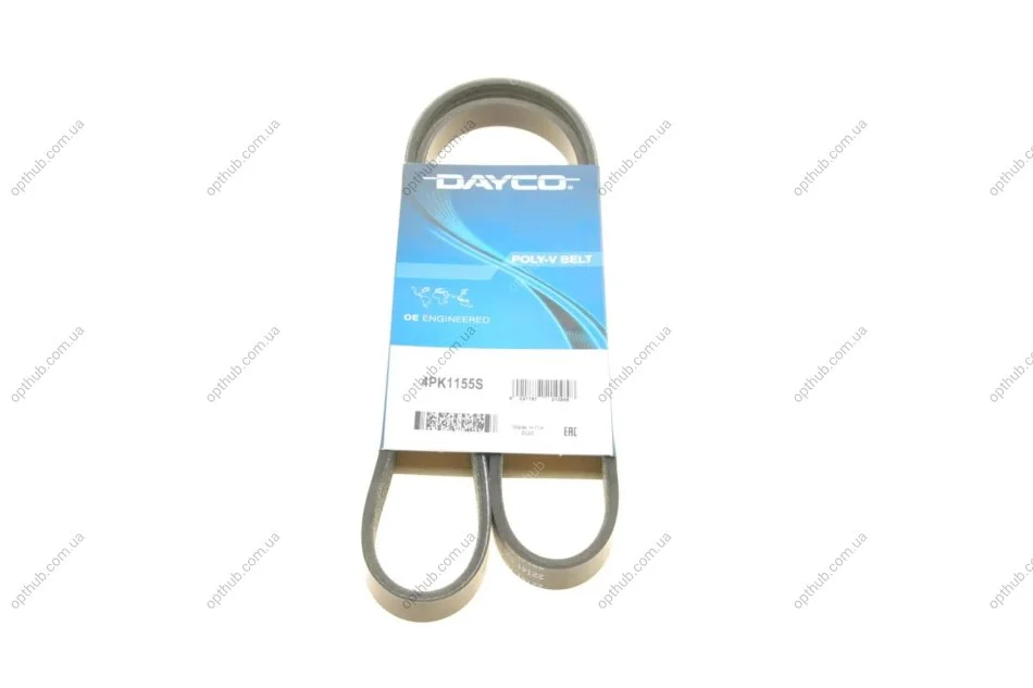 Ремінь генератора поліклиновий DAYCO 4PK1155S (фото 1)