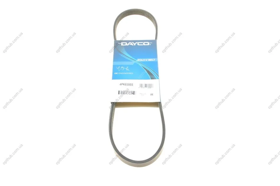 Ремінь генератора BMW 5/7 (E60/61/65/66) 2.5/3.0D (opt-om) DAYCO 4PK830EE (фото 1)