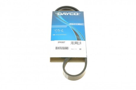 Ремінь поліклиновий BMW, LANCIA, MITSUBISHI DAYCO 5PK907
