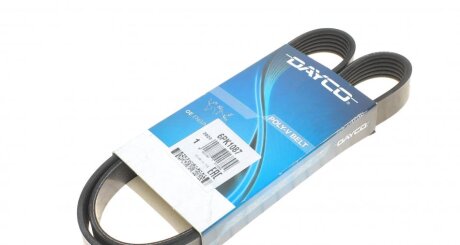 Ремінь генератора VW Golf V/VI/Passat VI/VII/Tiguan/Touran 1.4TSI/FSI/1.6 FSI 03-18 UA63 DAYCO 6PK1087