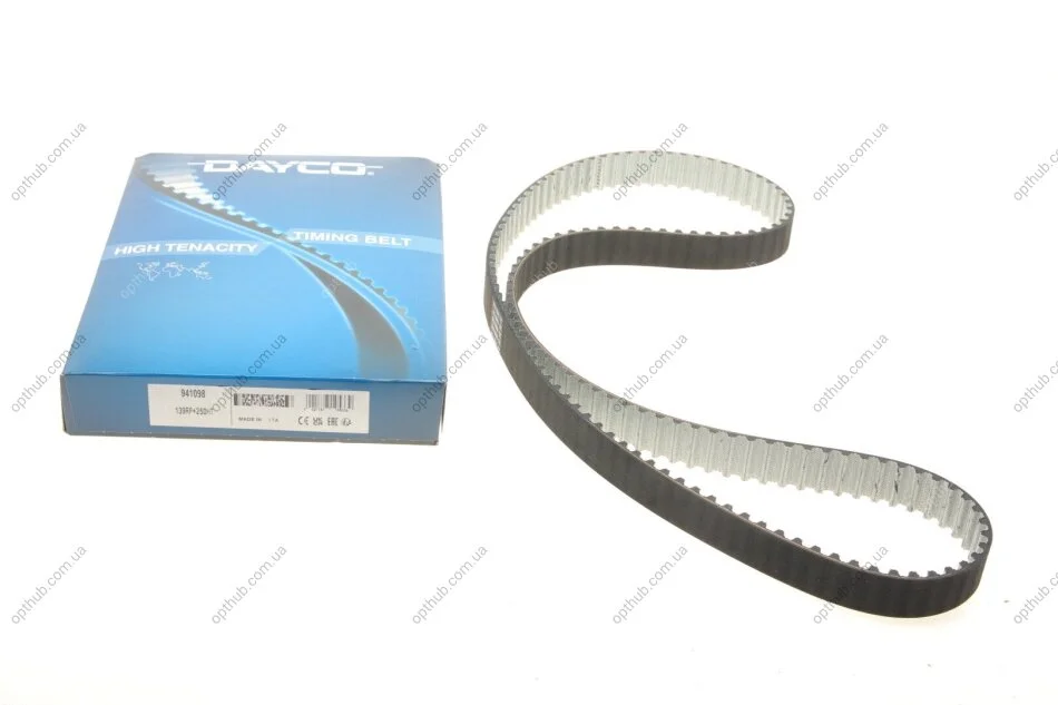 Ремінь зубчастий (довж. 60-150) PSA, FORD 1.4TDCI/09--ТЕФЛОН (БЕЛЫЙ) DAYCO 941098 (фото 1)