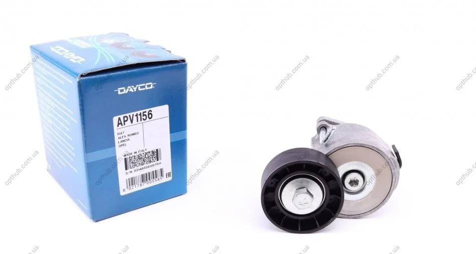 Натяжник ременя генератора Fiat Doblo 1.6/2.0D Multijet 10- UA63 DAYCO APV1156 (фото 1)