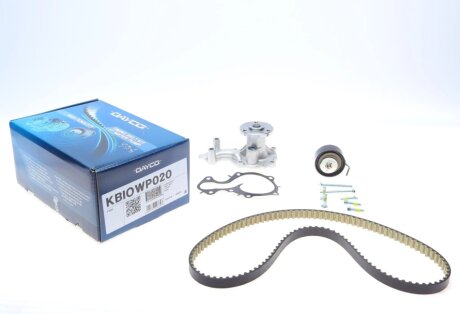 Роликовий модуль натягувача ременя (ролик, ремінь, помпа) DAYCO KBIOWP020