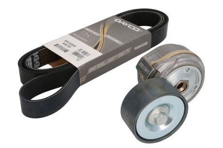 Комплект натяжителя ремня MAN TGA, TGS D2066LF01-D2676LF DAYCO KPV024HD (фото 1)