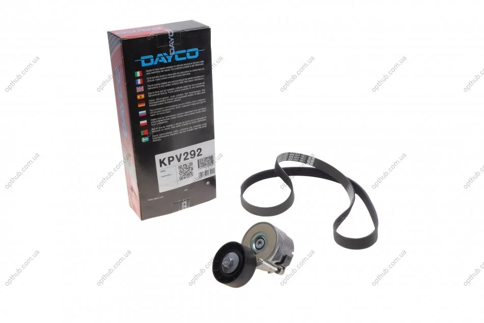 Комплект ременя генератора Opel Astra 09-14/Corsa 1.3 CDTI 06-14 (opt-om) DAYCO KPV292 (фото 1)