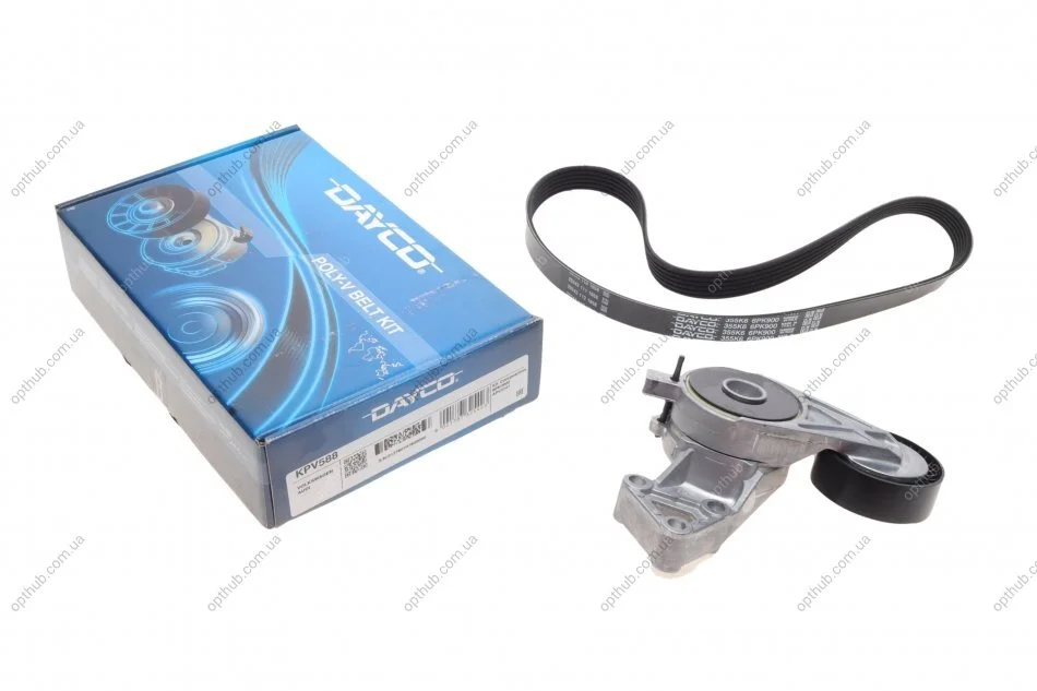 Комплект ременя генератора VW Caddy III 03-15 UA63 DAYCO KPV588 (фото 1)