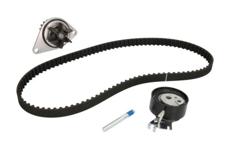 Роликовий модуль натягувача ременя (ролик, ремінь, помпа) CITROEN C3 1.1 2002-/PEUGEOT 206 1.1 2002- -ua DAYCO KTBWP3370 (фото 1)