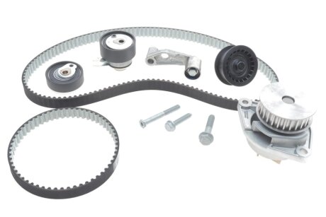 Роликовий модуль натягувача ременя (ролик, ремінь, помпа) DAYCO KTBWP3470 (фото 1)