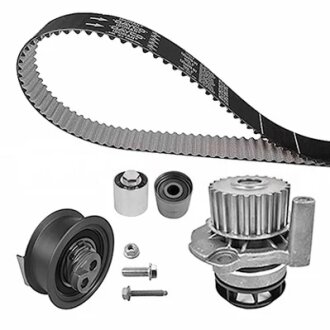 Роликовий модуль натягувача ременя (ролик, ремінь, помпа) VW GOLF VI (5K1) 2.0 GTI/-12 -ua DAYCO KTBWP6141