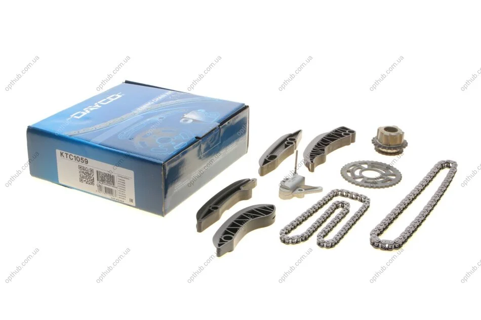 Комплект ланцюга ГРМ BMW 3 (E93/F30)/X3 (F25)/X5 (F15) 06-18 (z=86/70) (N47) UA63 DAYCO KTC1059 (фото 1)