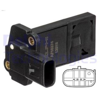 Витратомір повітря Delphi AF10374-12B1