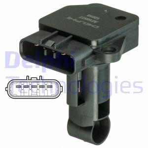 ДАТЧИК МАСОВОЇ ВИТРАТИ ПОВІТРЯ Delphi AF10377-12B1