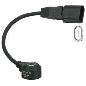 Датчик детонації AUDI A3 SEAT CORDOBA, IBIZA III, LEON, TOLEDO II SKODA FABIA I, FABIA I PRAKTIK VW POLO IV 1.2/1.8 09.96-03.08 Delphi AS10190 (фото 1)