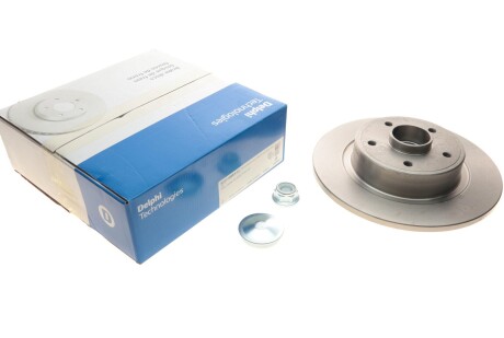 Диск гальмівний (задній) Renault Scenic/Megane 2.0dCi 05- (270x10) (з підшипником) (+ABS) UA63 Delphi BG9115RS