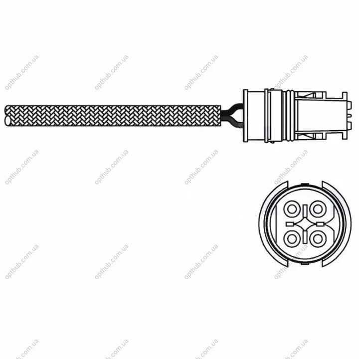 Лямбда-зонд A 001 540 05 17 - MERCEDES-BENZ Delphi ES20313-12B1 (фото 1)