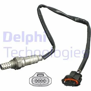 Лямбда-зонд (кількість дротів 4, 520мм) CHEVROLET AVEO, CRUZE, TRAX OPEL ASTRA J, ASTRA J GTC, INSIGNIA A, MOKKA / MOKKA X, ZAFIRA C 1.6/1.8 07.08- Delphi ES20426-12B1