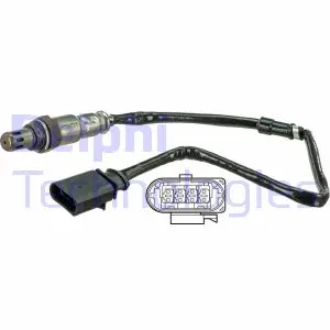 Лямбда-зонд (кількість дротів 4, 500мм) AUDI A3 SEAT ALTEA, ALTEA XL, LEON, TOLEDO III VW EOS, GOLF PLUS V, GOLF V, GOLF VI, JETTA III, PASSAT B6 1.4 05.07-08.15 Delphi ES20678-12B1 (фото 1)