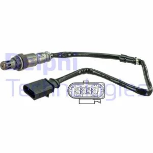 Лямбда-зонд (кількість дротів 4, 500мм) AUDI A3 SEAT ALTEA, ALTEA XL, LEON, TOLEDO III VW EOS, GOLF PLUS V, GOLF V, GOLF VI, JETTA III, PASSAT B6 1.4 05.07-08.15 Delphi ES20678-12B1
