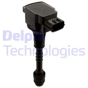 Котушка запалювання NISSAN ALMERA CLASSIC, ALMERA II, ALMERA TINO, PRIMERA RENAULT DUSTER 1.5-2.0 06.96- Delphi GN10245-12B1