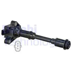 Котушка запалювання VOLVO S60 II, S80 II, V40, V60 I, V70 III FORD C-MAX II, FIESTA VI, FOCUS III, GALAXY II, GALAXY MK II, GRAND C-MAX, KUGA II, MONDEO IV, S-MAX 1.6/1.6ALK 04.10- Delphi GN10644-12B1 (фото 1)