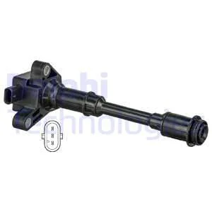 Котушка запалювання VOLVO S60 II, S80 II, V40, V60 I, V70 III FORD C-MAX II, FIESTA VI, FOCUS III, GALAXY II, GALAXY MK II, GRAND C-MAX, KUGA II, MONDEO IV, S-MAX 1.6/1.6ALK 04.10- Delphi GN10644-12B1