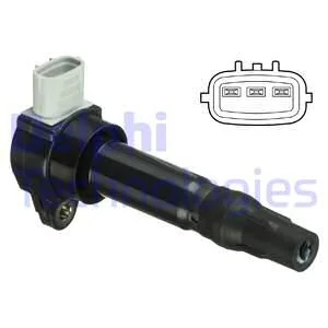 Котушка запалювання MITSUBISHI ASX, COLT VI, LANCER VIII 1.1-1.6LPG 06.04- Delphi GN10793-12B1