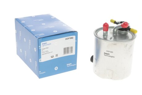 Фільтр паливний NISSAN CABSTAR 3.5L, 4.5L, RENAULT TRUCK (RVI) MAXITY 2.8L, 3.2L, 3.5L, 4.5L -ua Delphi HDF580
