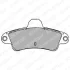 Комплект гальмівних колодок задн, FORD COUGAR, MONDEO I, MONDEO II 1.6-2.5 01.93-12.01 Delphi LP1242 (фото 1)