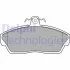 Комплект тормозных колодок из 4 шт. дисков Delphi LP1450 (фото 1)