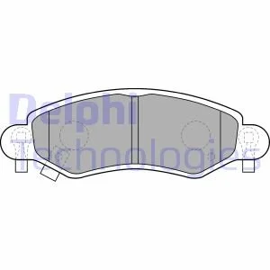 Комплект гальмівних колодок з 4 шт. дисків Delphi LP1500