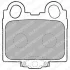 Комплект гальмівних колодок задн, LEXUS GS, IS I, IS SPORTCROSS, SC TOYOTA ALTEZZA, ALTEZZA GITA, ARISTO, BREVIS, MARK II, MARK II IX, PROGRES, VEROSSA 2.0-4.3 08.97-07.10 Delphi LP1510 (фото 1)