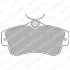 Комплект гальмівних колодок передн, CHRYSLER PT CRUISER DODGE NEON II 1.6-2.4 08.99- Delphi LP1522 (фото 1)