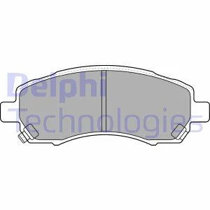 Комплект гальмівних колодок з 4 шт. дисків Delphi LP1545 (фото 1)