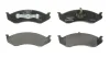 Комплект гальмівних колодок передн, JEEP CHEROKEE, COMANCHE, GRAND CHEROKEE I, WRANGLER I, WRANGLER II, WRANGLER III KIA CARNIVAL I 2.1D-5.9 10.84- Delphi LP1615 (фото 1)