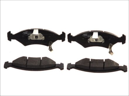 Комплект гальмівних колодок з 4 шт. дисків Delphi LP1630