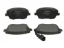 Комплект гальмівних колодок передн, SEAT CORDOBA, IBIZA III SKODA FABIA I, FABIA I PRAKTIK, FABIA II, ROOMSTER, ROOMSTER PRAKTIK VW POLO IV 1.0-2.0 08.99-05.15 Delphi LP1754 (фото 1)
